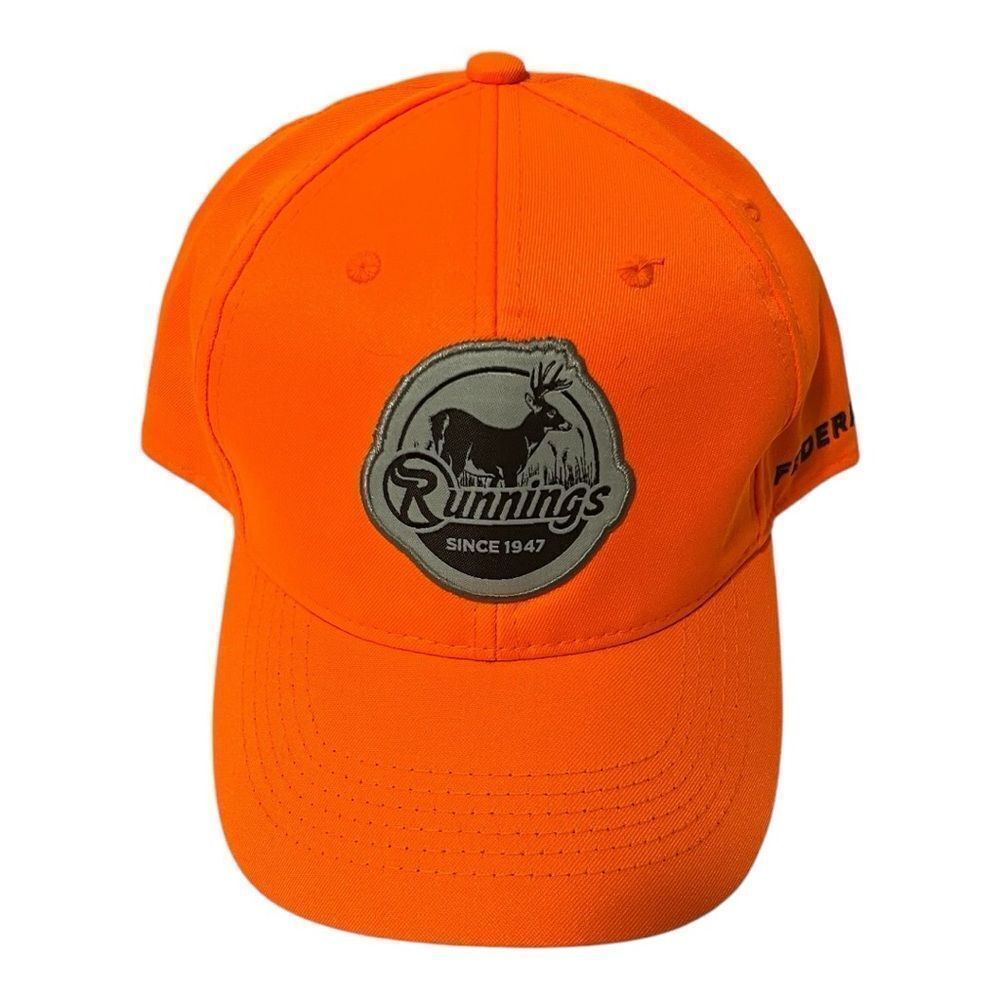 Outdoor Cap Runnings Blaze Orange Deer Adjustable One Size Fits Most Hunting Hat